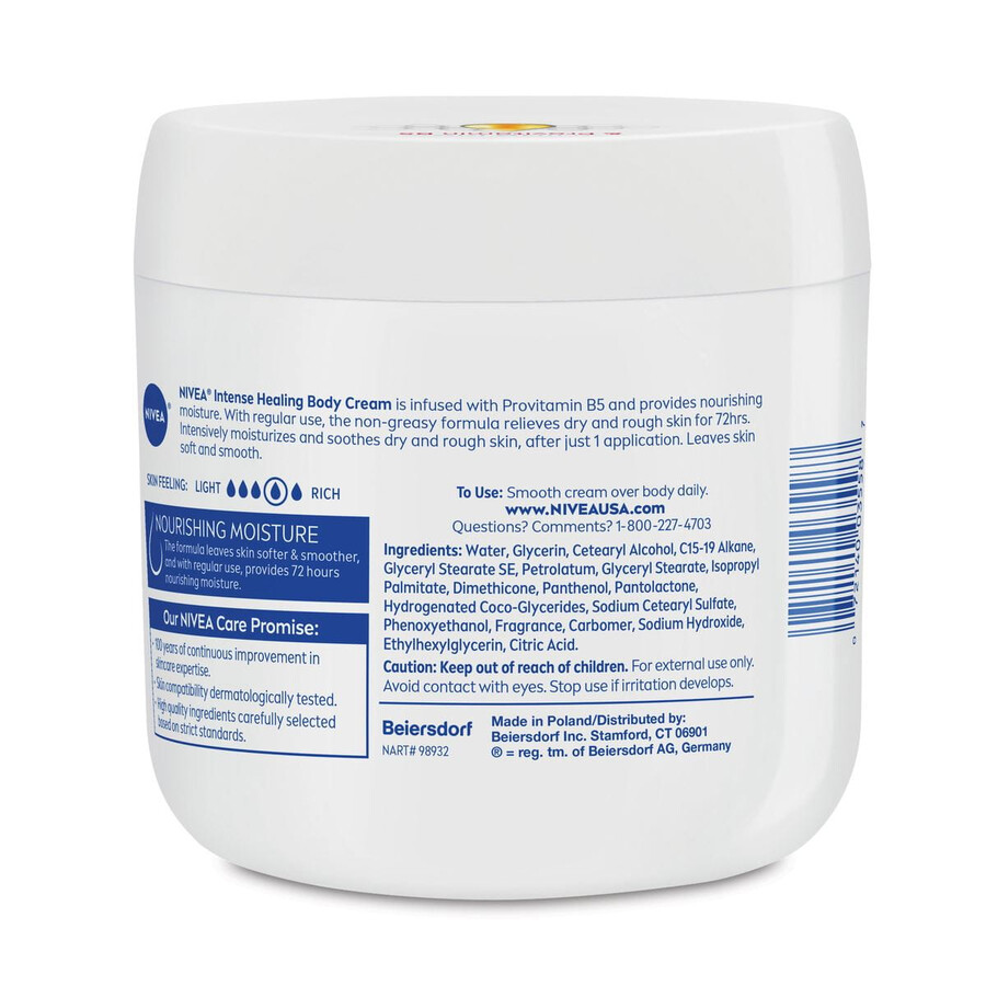 crema corpo nivea intense healing