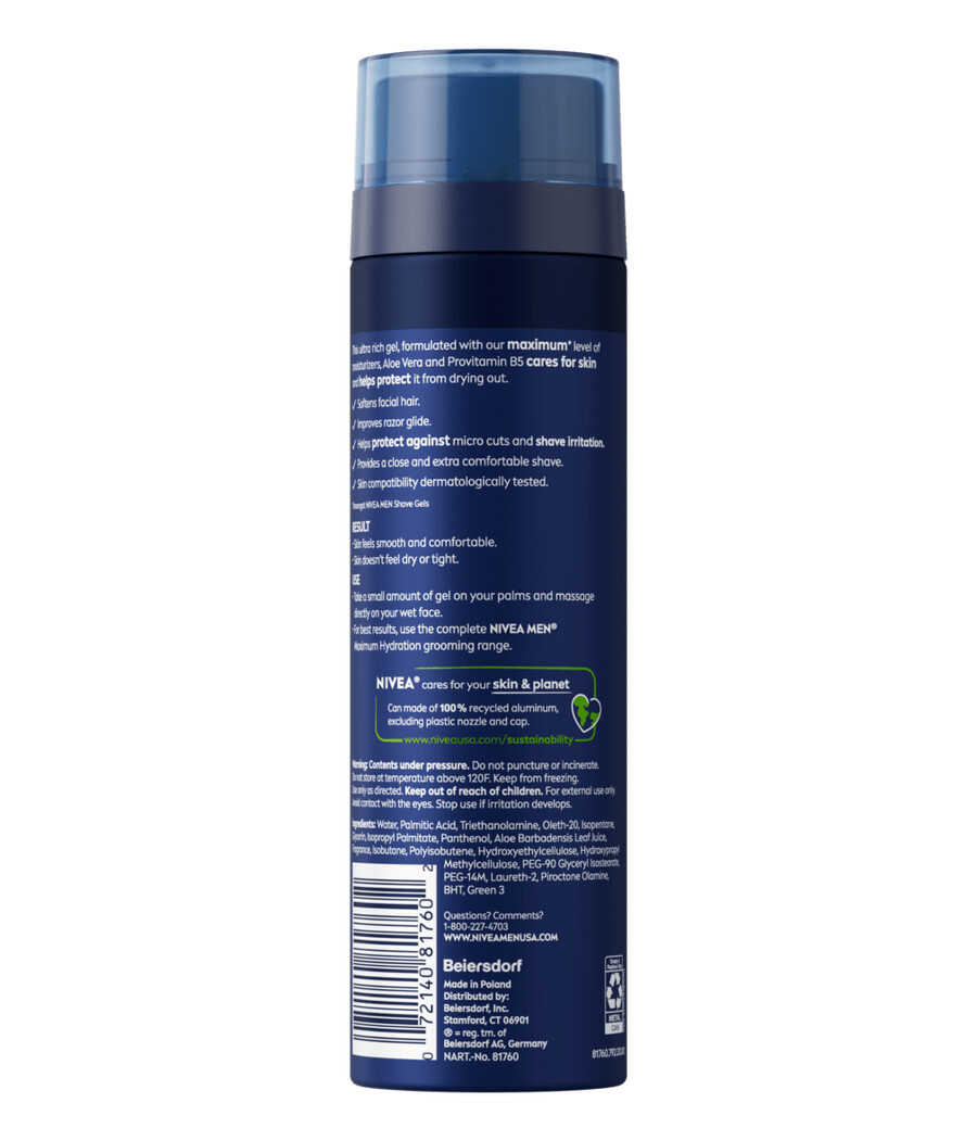 gel da barba ad idratazione massima